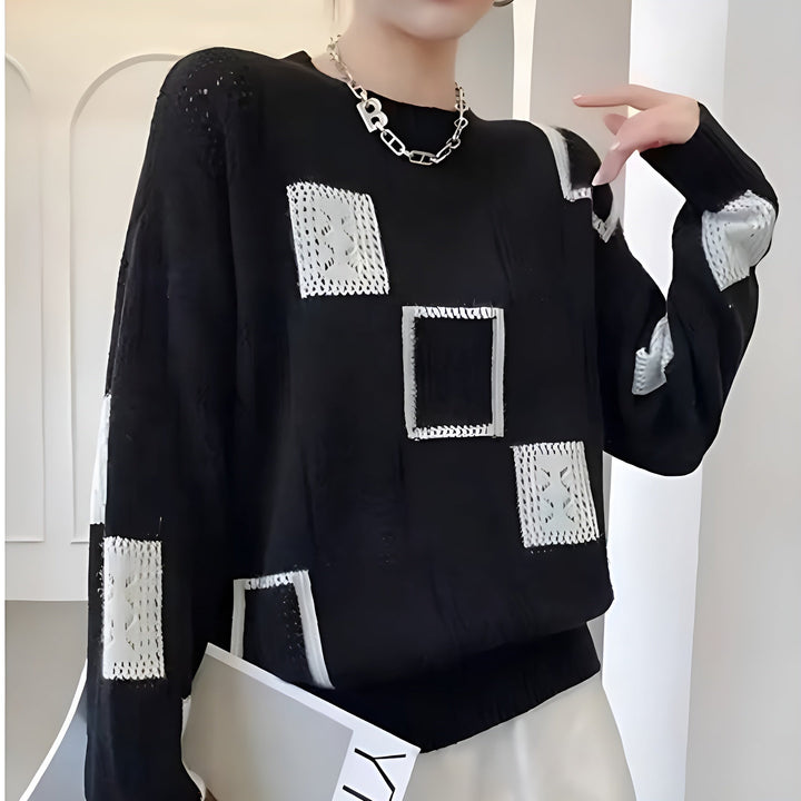 MELANIE | PATCHWORK SWEATER