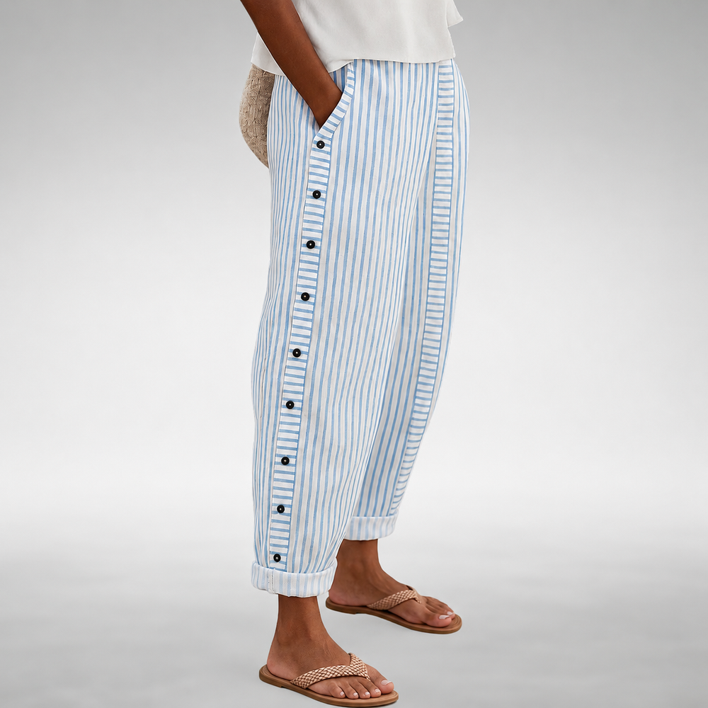 Talia | Striped Everyday Comfort Pants