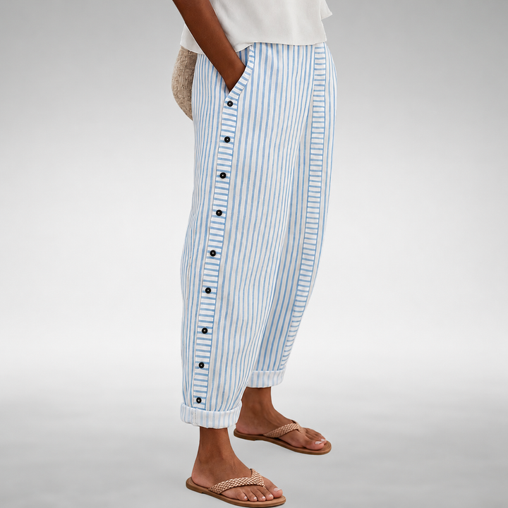 Talia | Striped Everyday Comfort Pants