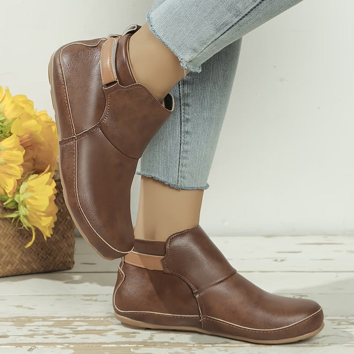 Mamie | Flat Ankle Boots