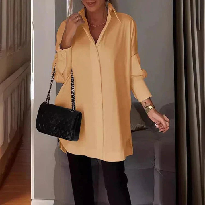 Carlita – Oversized Button-Up Shirt