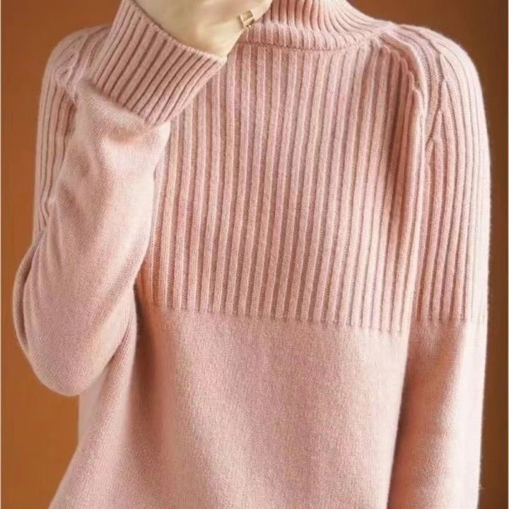 Jenica – Roll Neck Sweater with Relaxed Fit