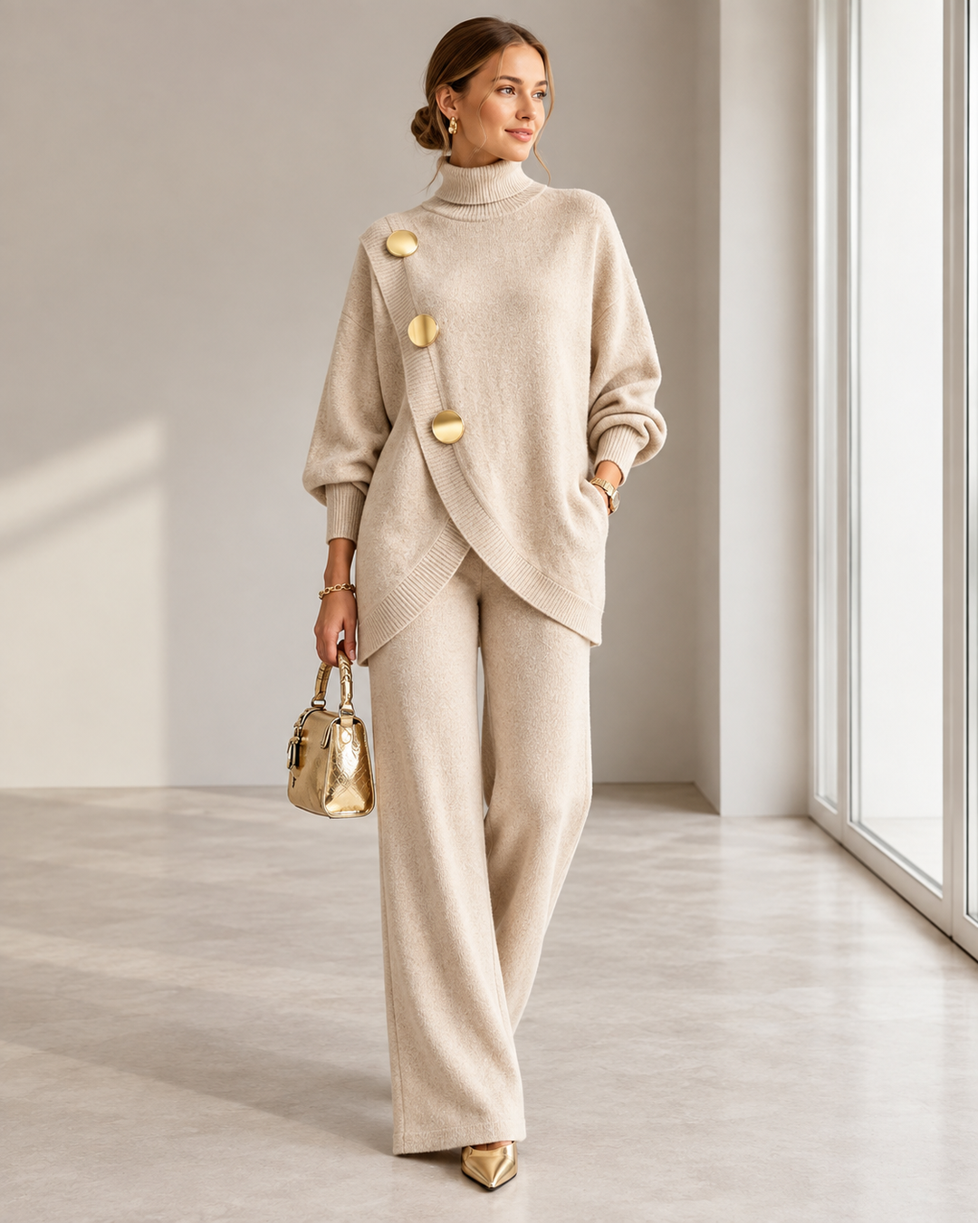 Noa | Turtleneck Pants Set