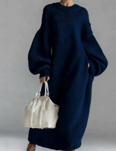 Zelia™ Elegant Casual Knitted Maxi Dress