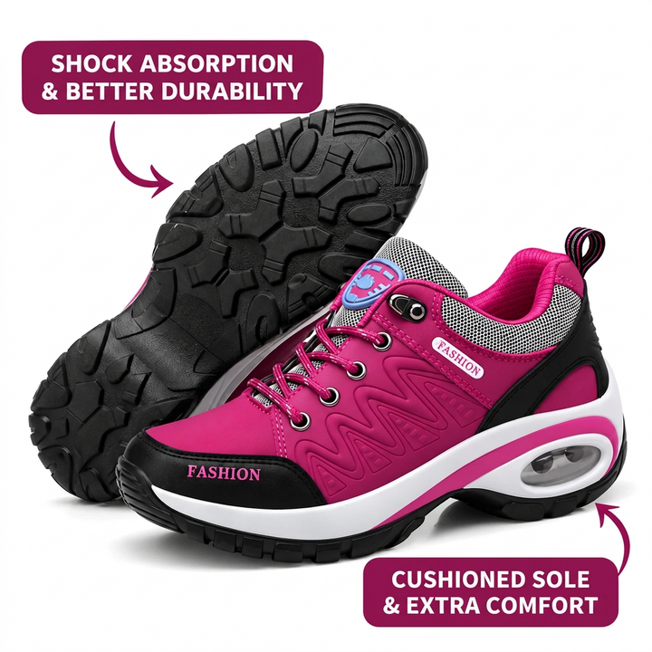 Camilla | Cushioned Air-Sole Walking Sneakers
