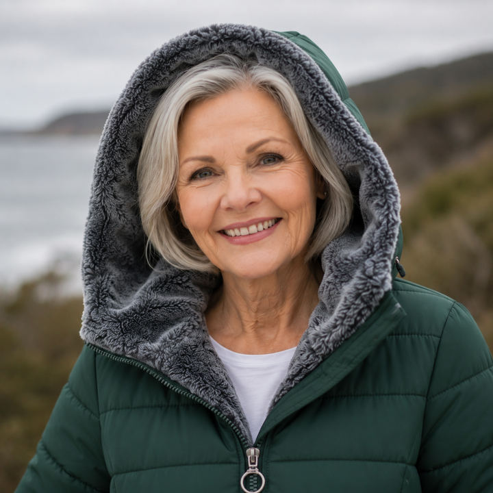 Denise | Quilted A-Line Coat