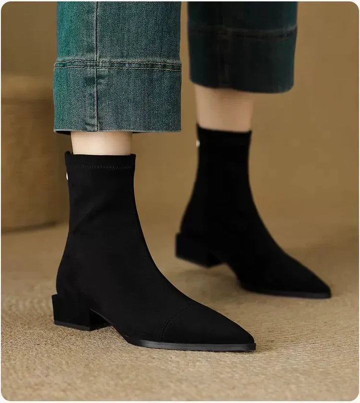 Malinda | Pointed-Toe Ankle Boots