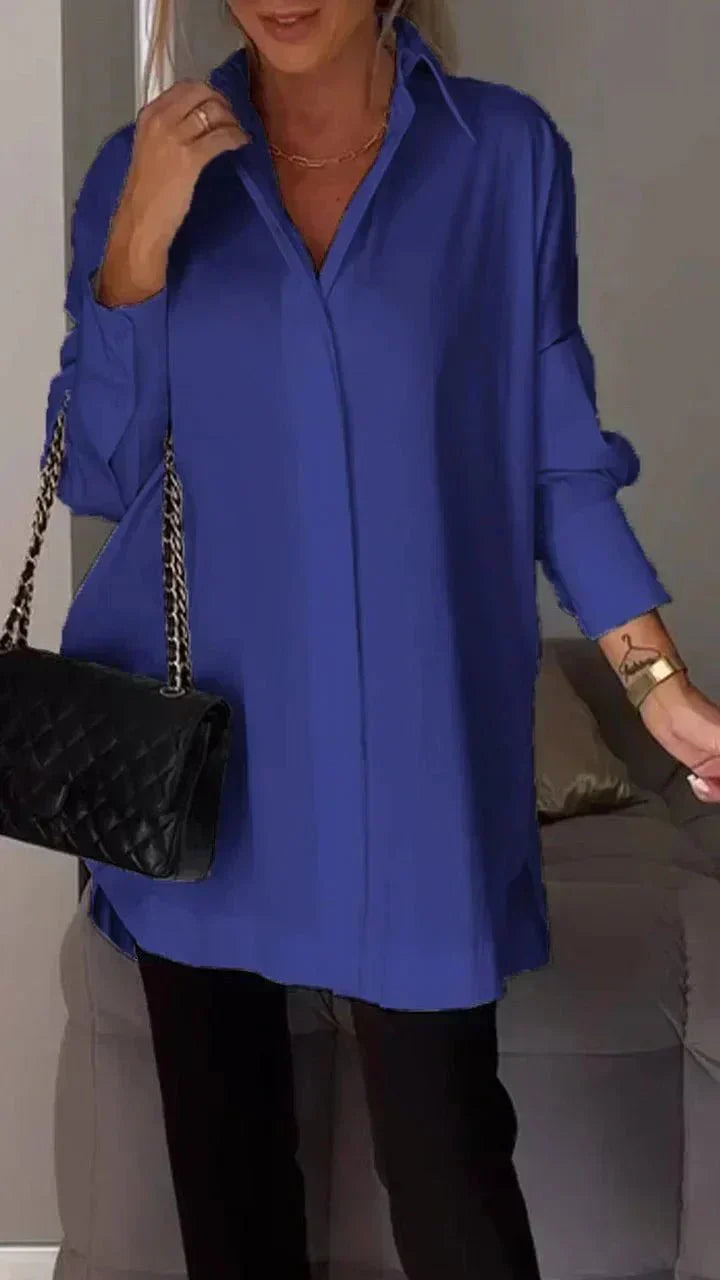 Carlita – Oversized Button-Up Shirt
