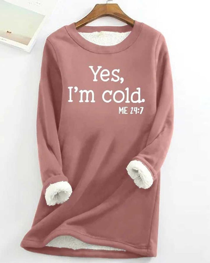 Belle – Graphic Sweatshirt with Round Neck