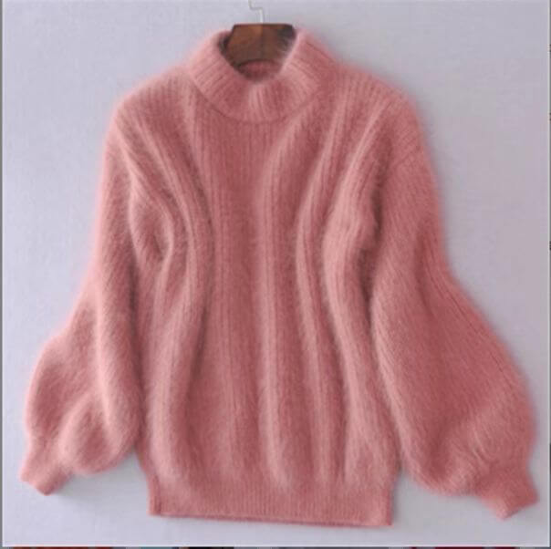 Lucia – Relaxed Ribbed Wrap Sweater