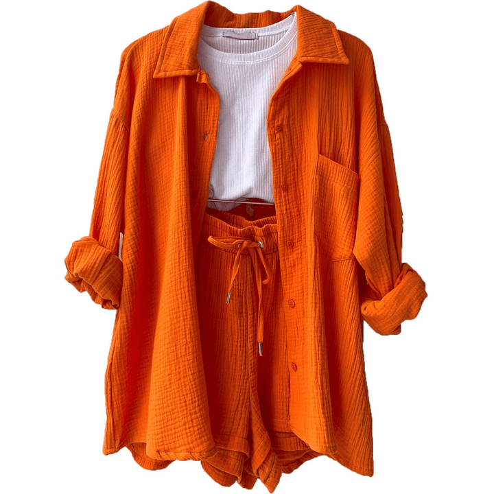 Namo – 2-Piece Short Set with Collar