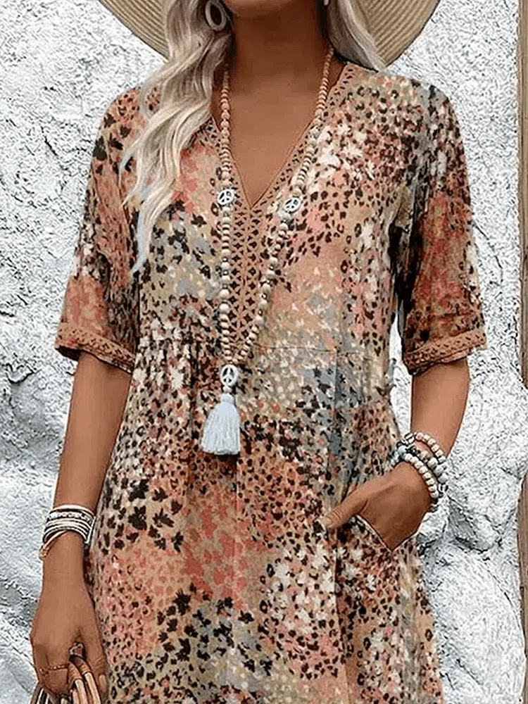 Skyler – Flowy Midi Summer Dress