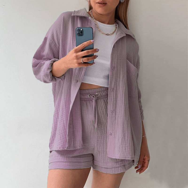 Namo – 2-Piece Short Set with Collar
