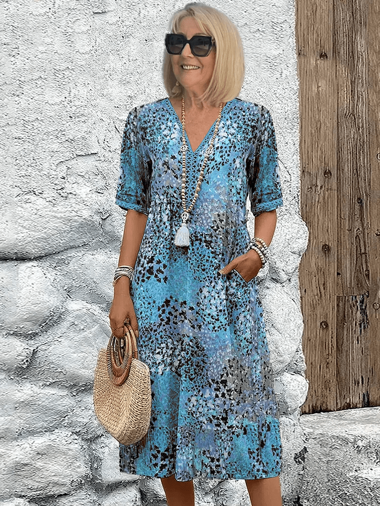 Skyler – Flowy Midi Summer Dress
