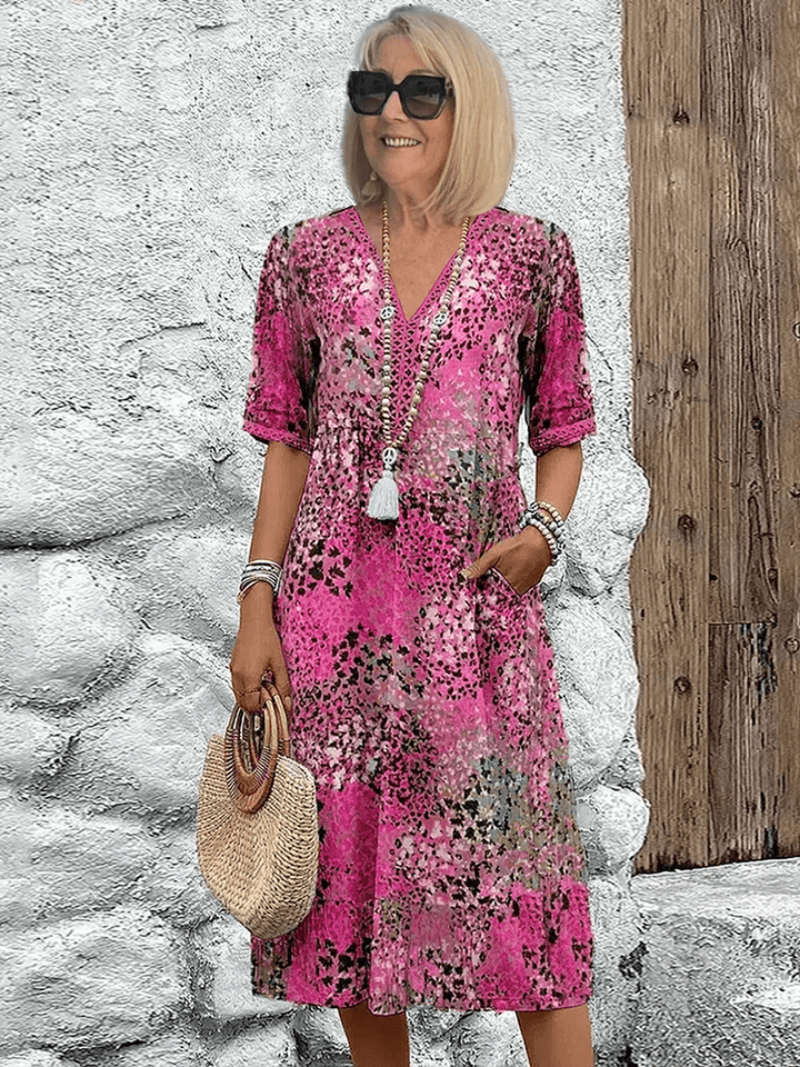Skyler – Flowy Midi Summer Dress