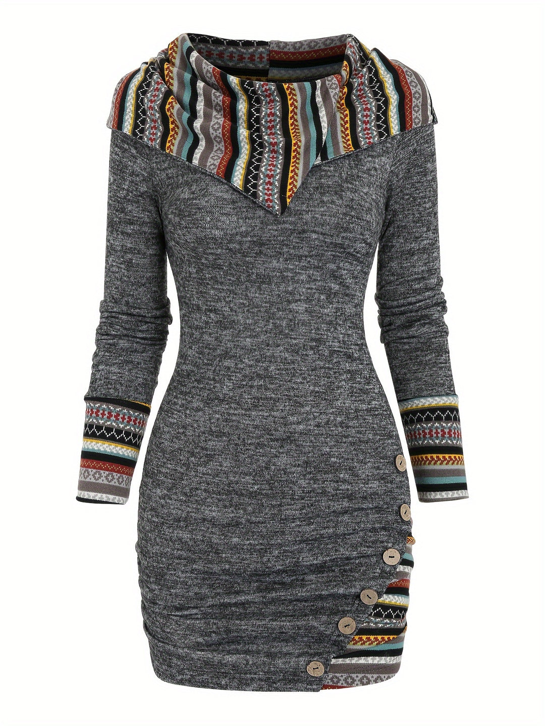 Marsha | Hooded Knit Dress