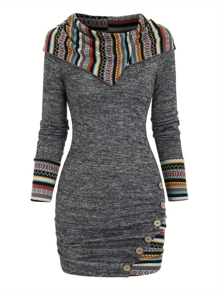 Marsha | Hooded Knit Dress