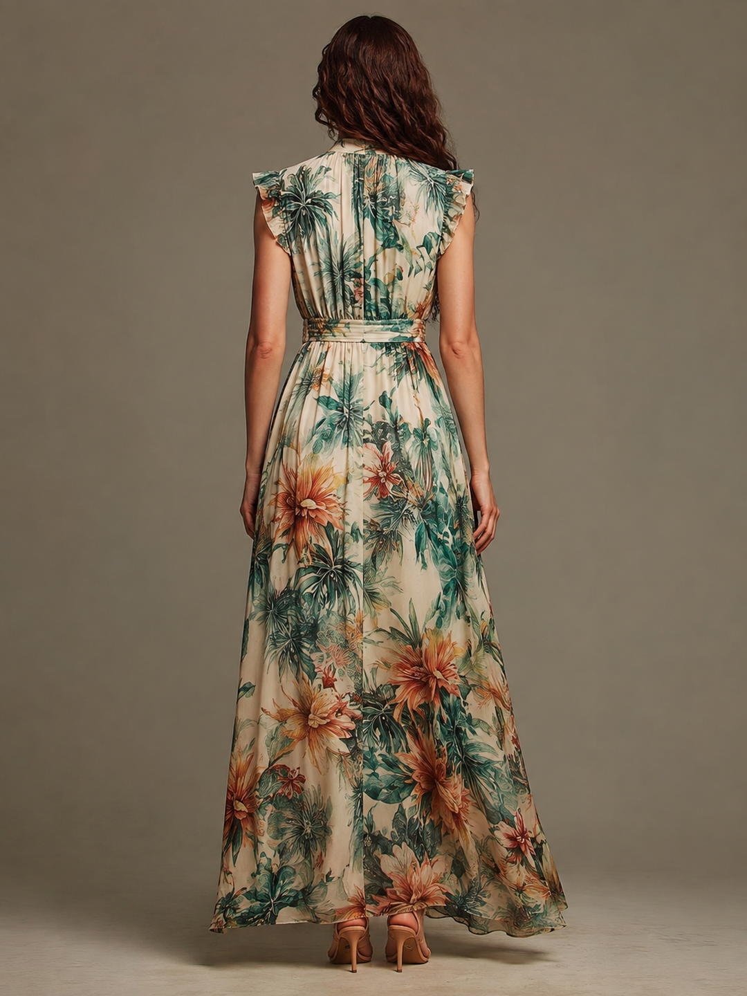 Grace | Painted Tropical Dress