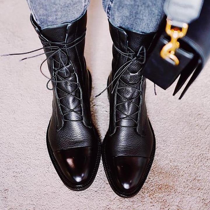 Andrea – Heeled Boots Vegan Leather