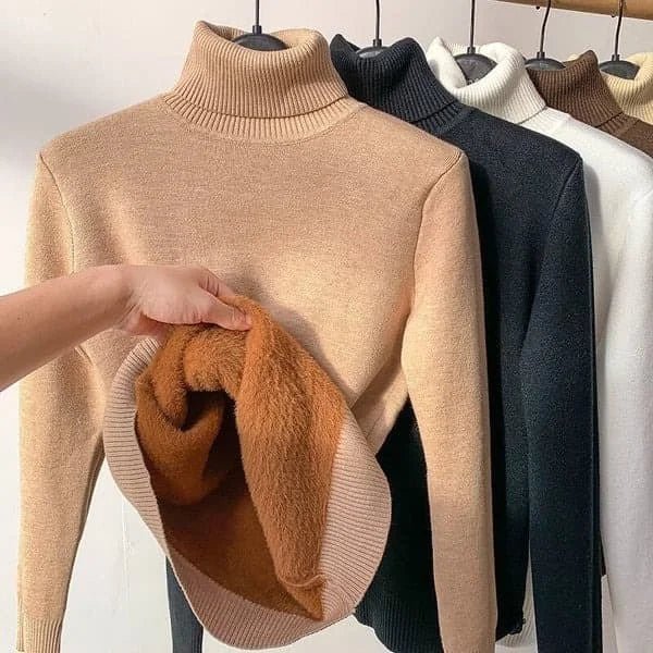 Merriam – Fleece Pullover Jacket with Ribbed Cuffs