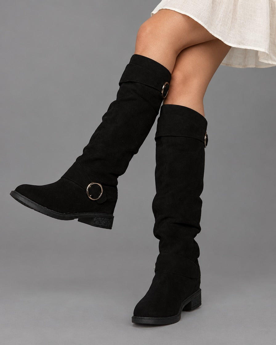 Eden | Slouchy Knee Boots