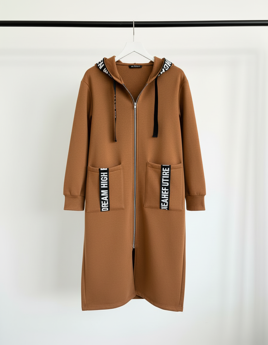 Riley | Oversized Hooded Sweatshirt Dress