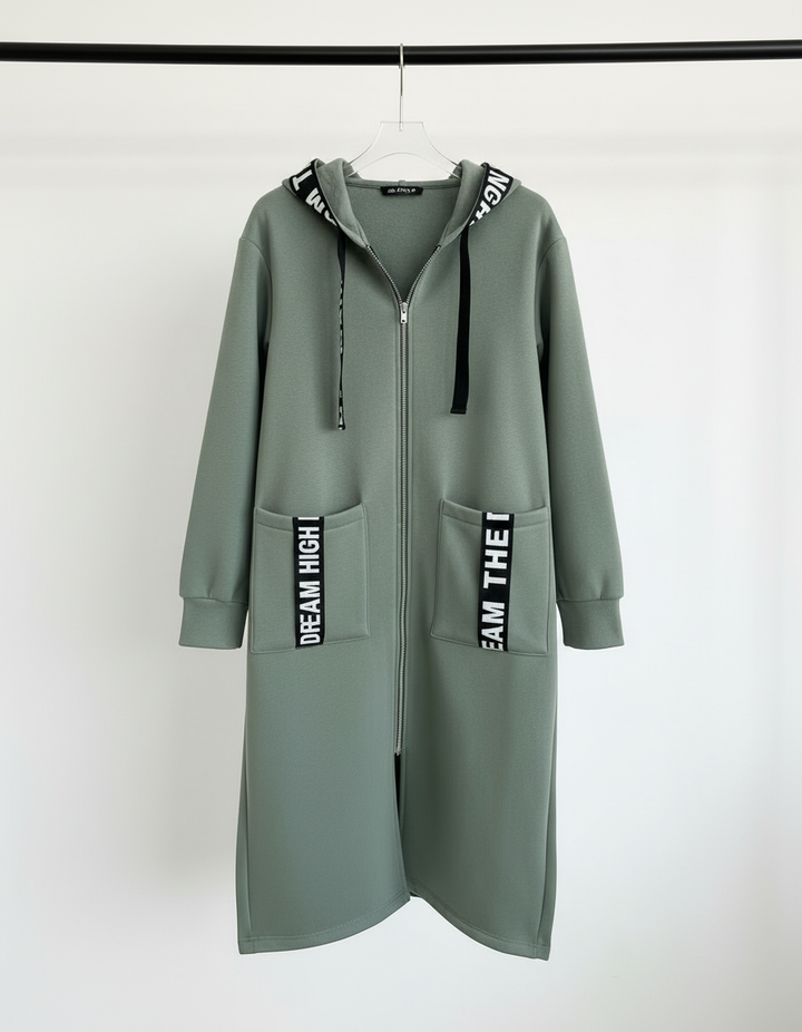 Riley | Oversized Hooded Sweatshirt Dress