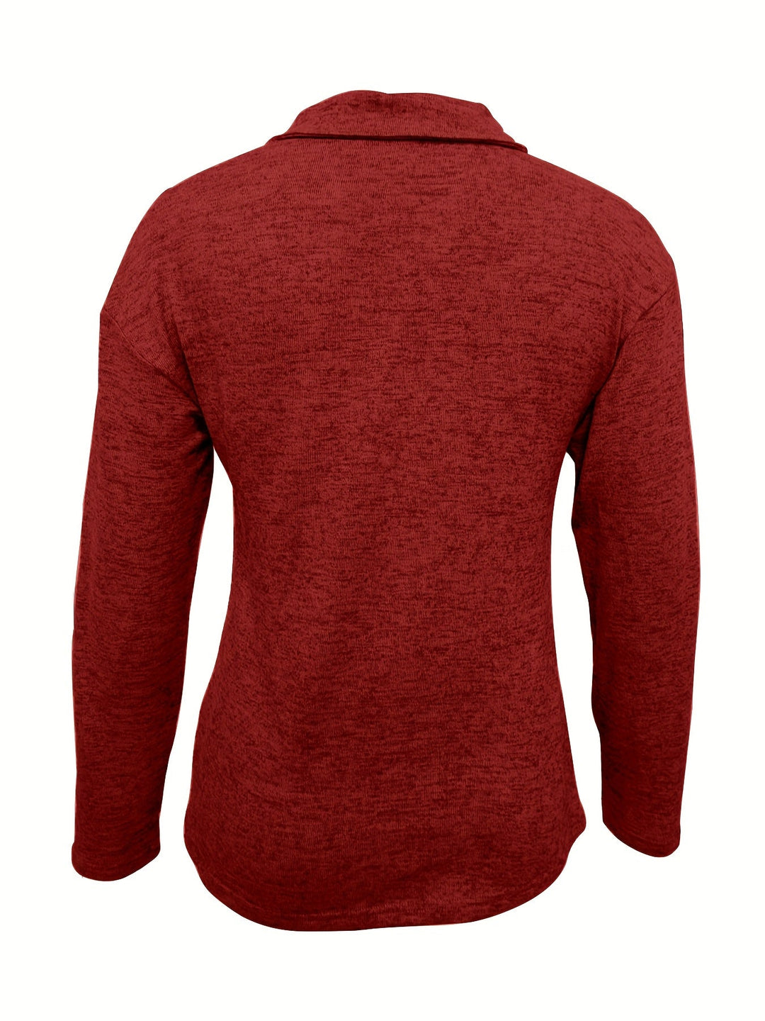 Charlene – Long-Sleeve Top with Zipper Detail