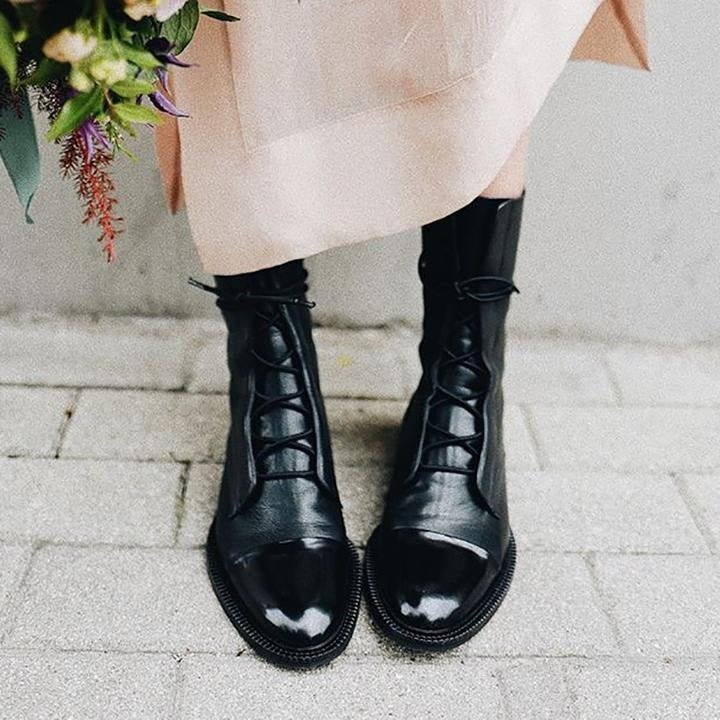 Andrea – Heeled Boots Vegan Leather