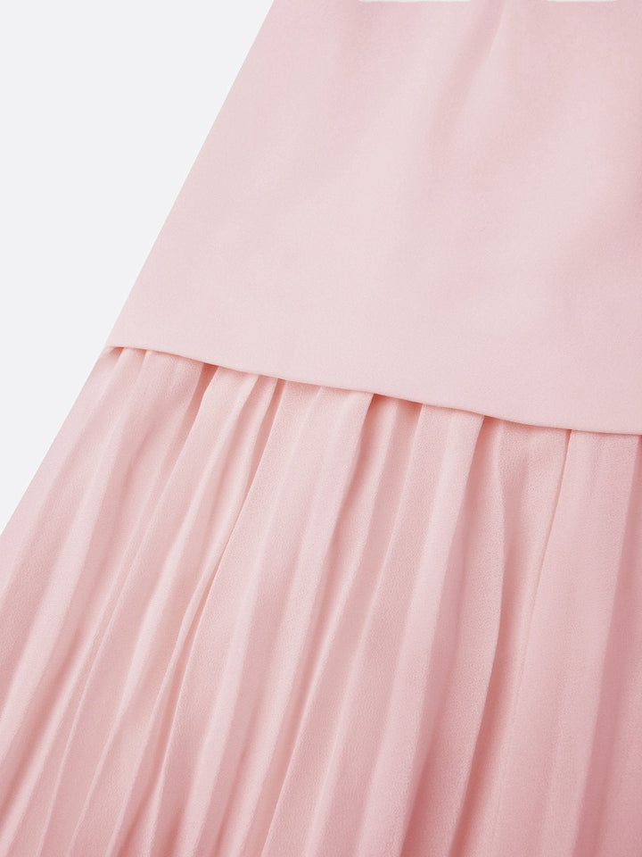 Micaela | Sleeveless Pleated Maxi