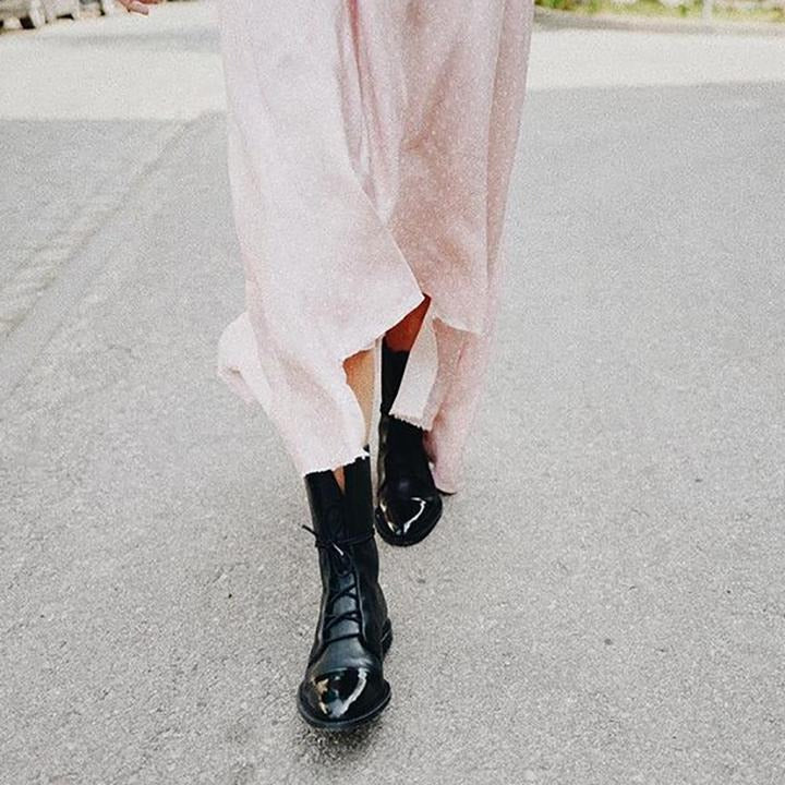 Andrea – Heeled Boots Vegan Leather