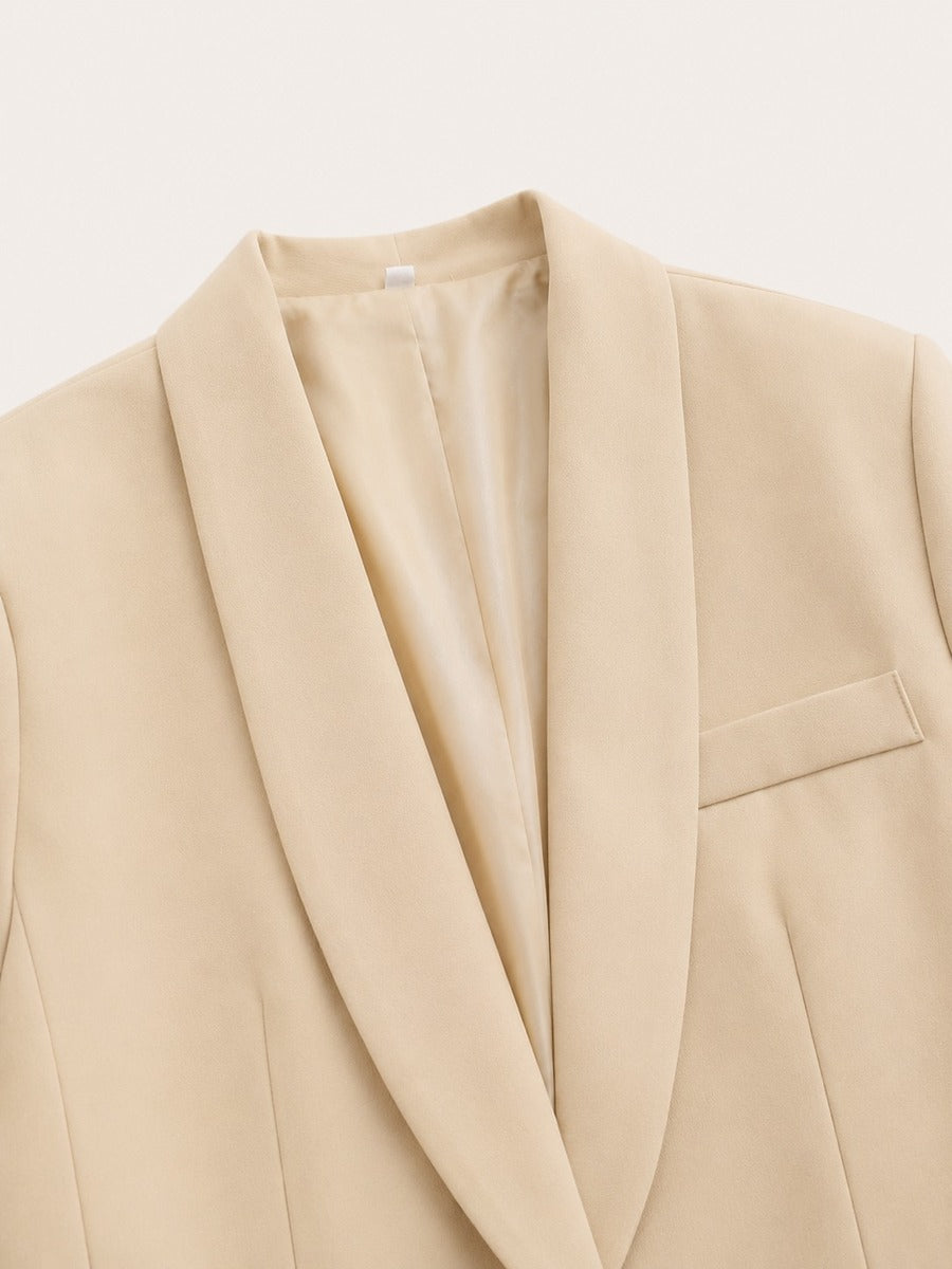 Genziana | Two-Piece Belted Blazer Set