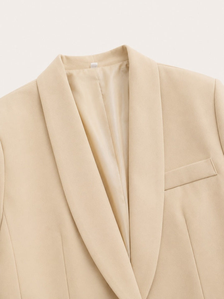 Genziana | Two-Piece Belted Blazer Set