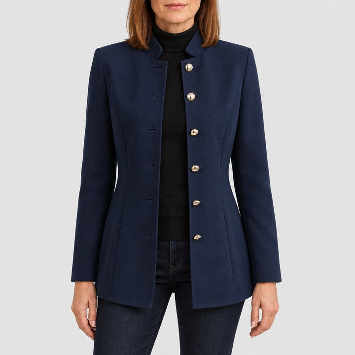 Georgiana | Stand Collar Blazer