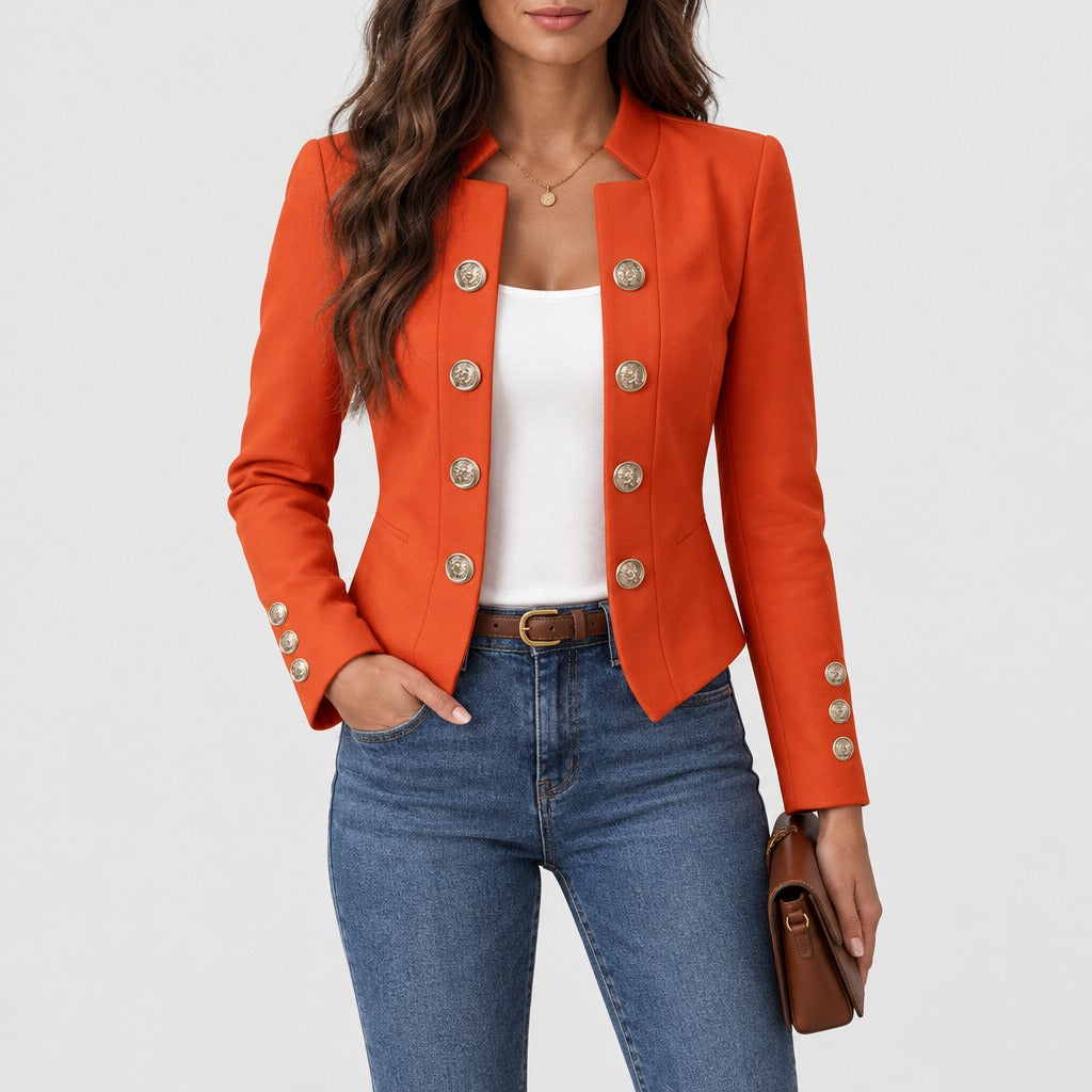 Ginny | Stand Collar Blazer