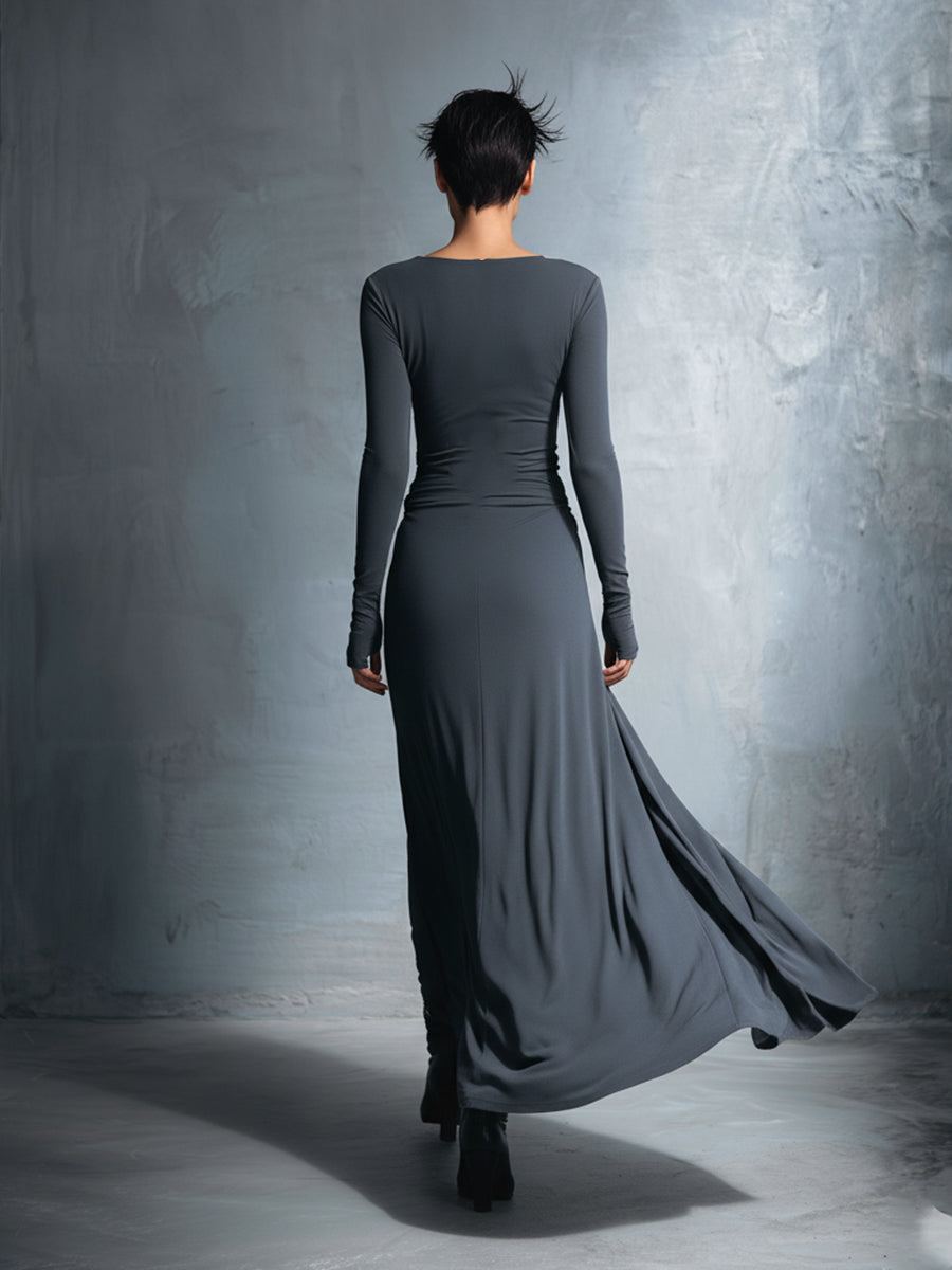 Naomi | Side Knot Maxi Dress