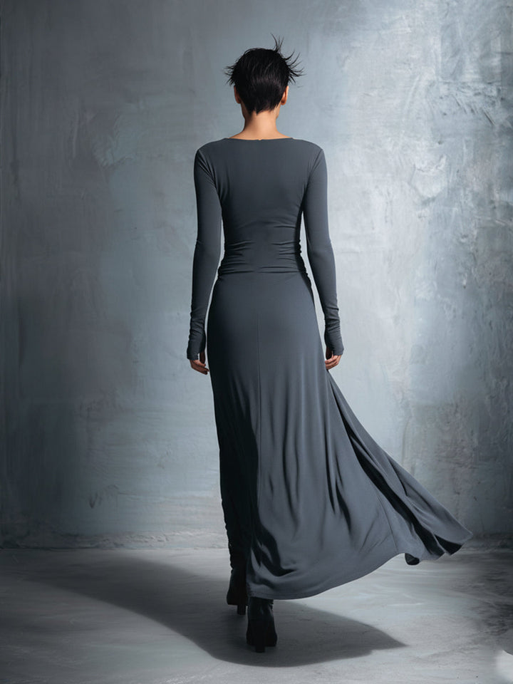 Naomi | Side Knot Maxi Dress