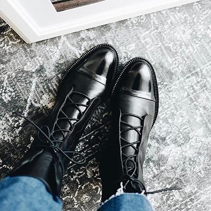 Andrea – Heeled Boots Vegan Leather