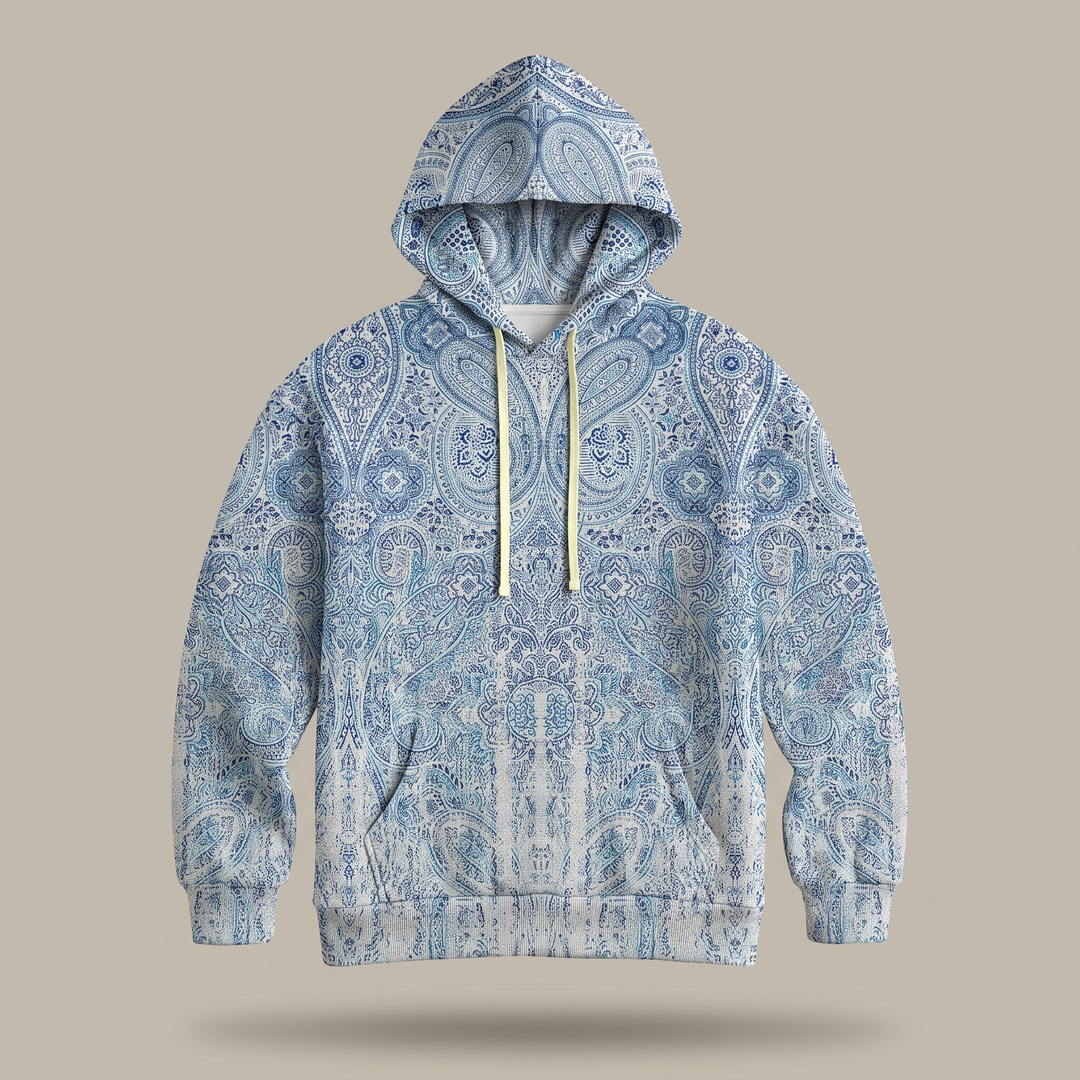Rainbow Sunburst Graphic Hoodie