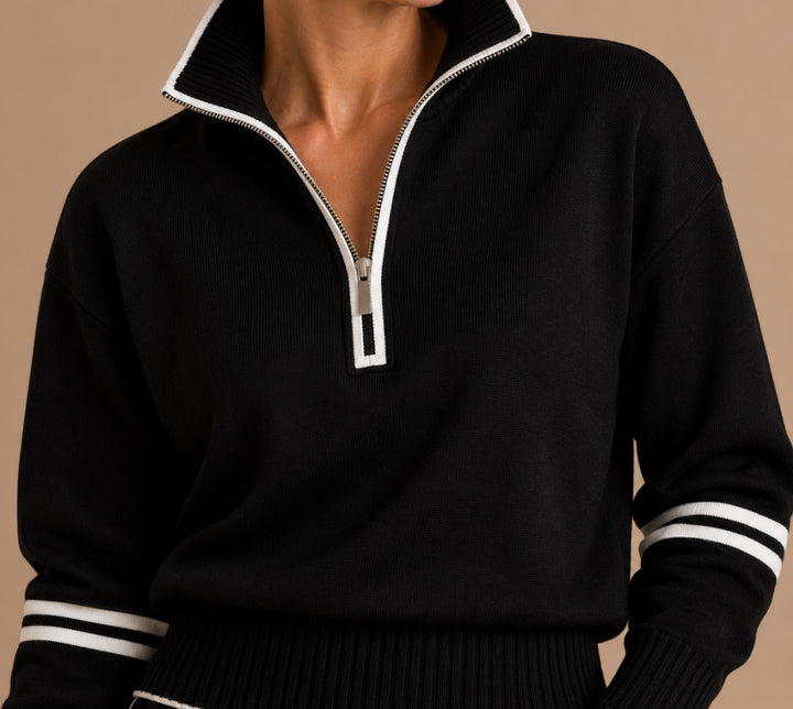 Hortense | Zip Collar Tracksuit Set