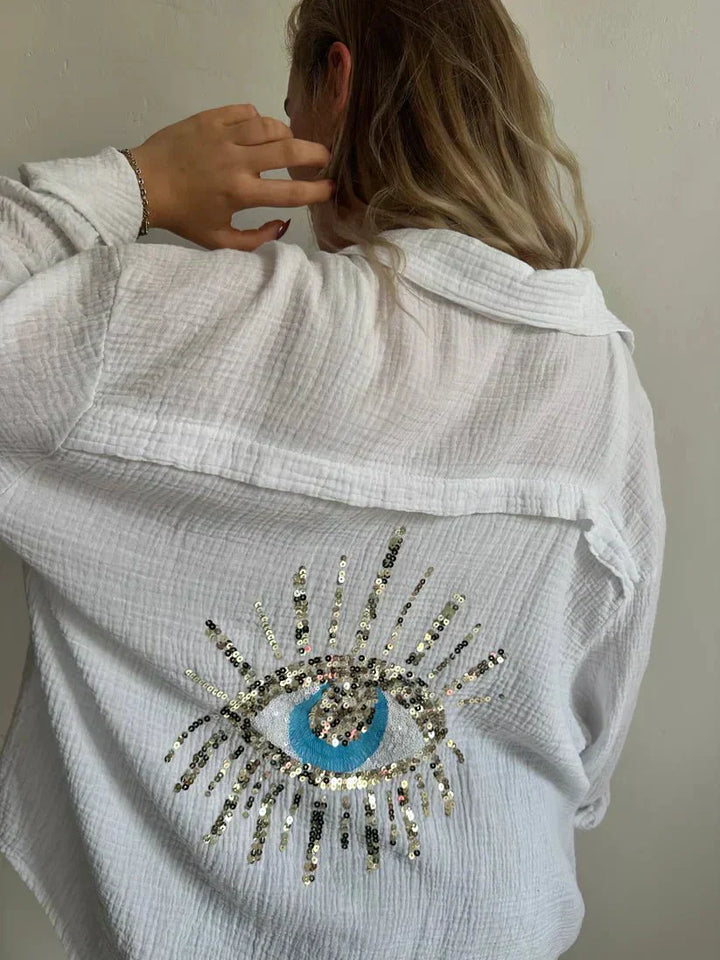 Janella – Oversized Button-Down Shirt