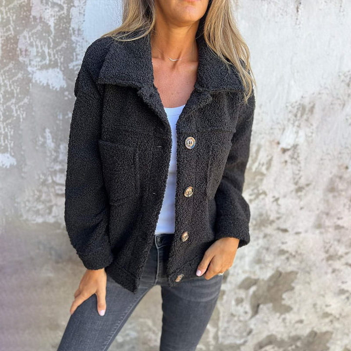 Nelea – Longline Coat with Notched Lapel