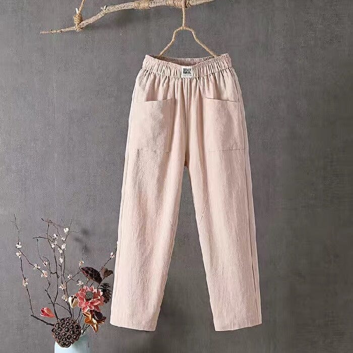 Flaris – Palazzo Pants with Elastic Waist