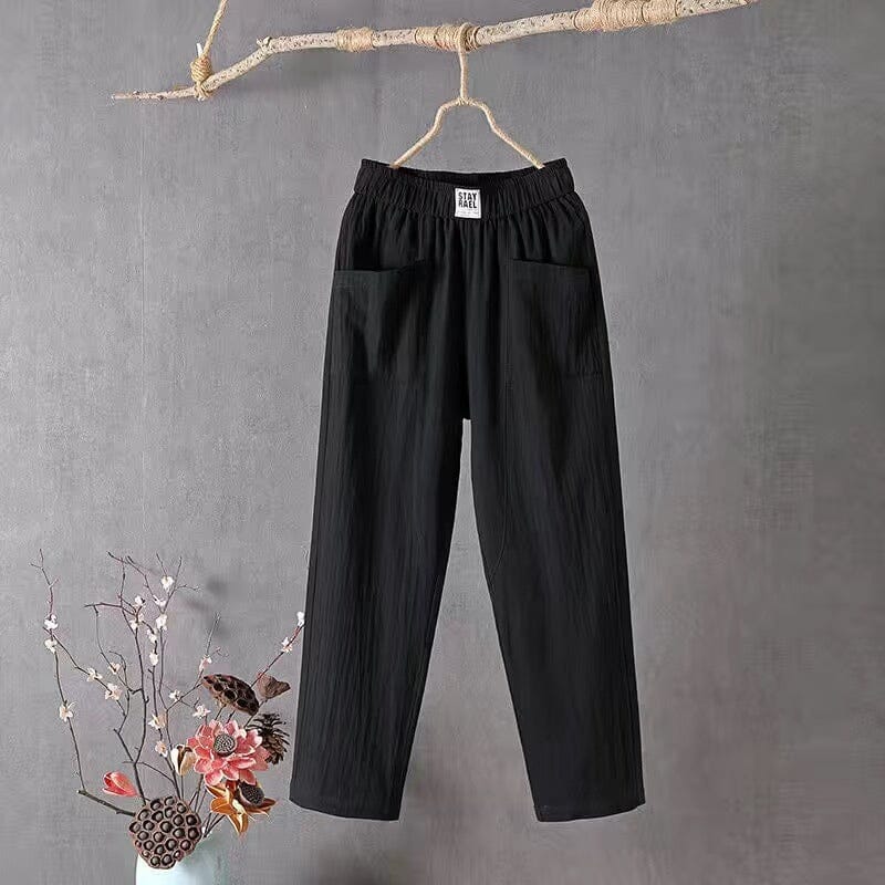 Flaris – Palazzo Pants with Elastic Waist