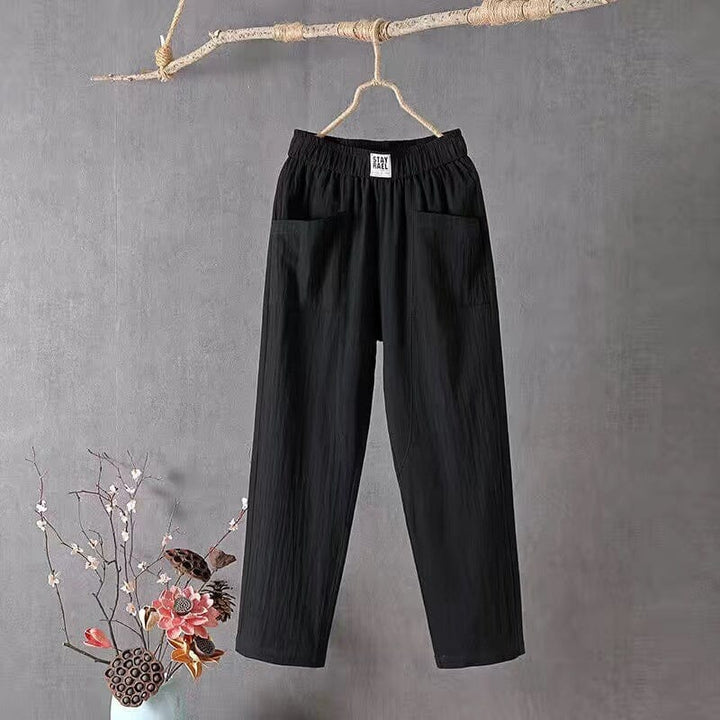 Flaris – Palazzo Pants with Elastic Waist