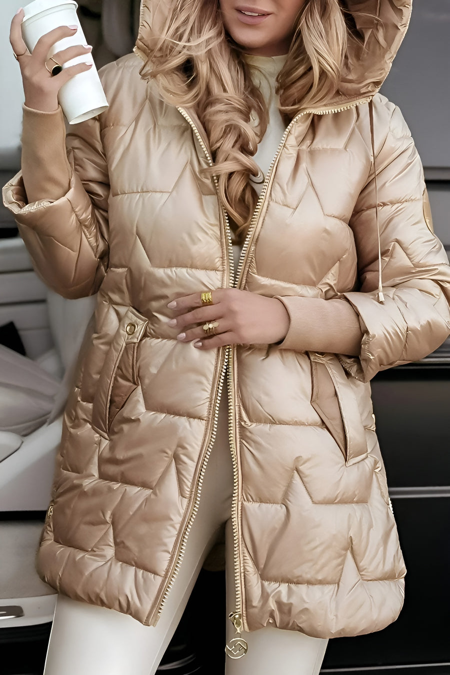 Harper | Elegant Hooded Padded Winter Coat