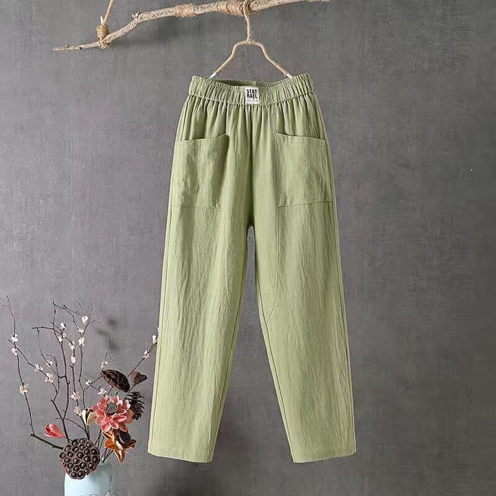 Flaris – Palazzo Pants with Elastic Waist