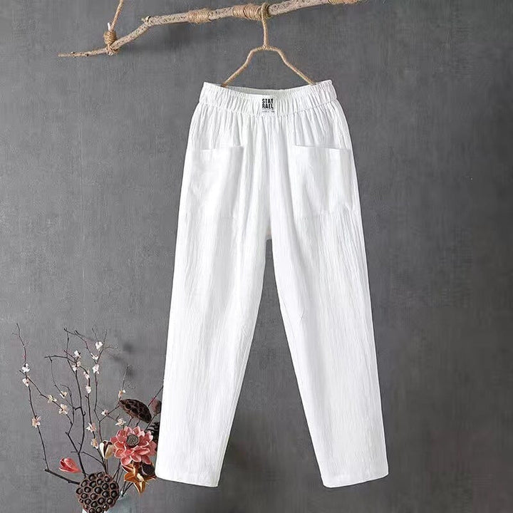 Flaris – Palazzo Pants with Elastic Waist