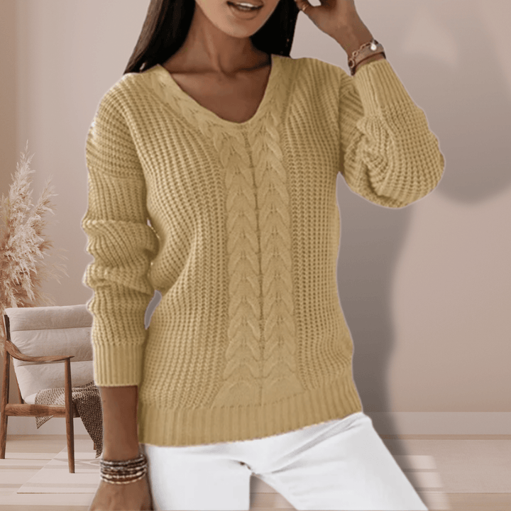 Liela – Relaxed Ribbed Sweater