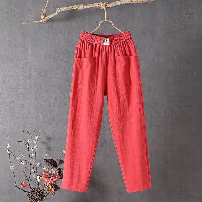Flaris – Palazzo Pants with Elastic Waist